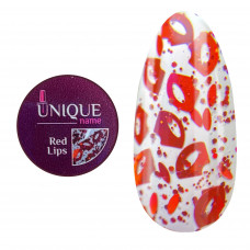 Unique Гель-краска Red Lips  (5g)